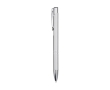 Recycled aluminium pen with glossy finish and black ink colour silver