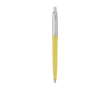 Elegant recycled pen with blue ink refill, Parker Jotter colour yellow