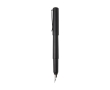 Recycled aluminium pen with matte finish and black ink colour black