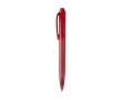 Ocean-derived recycled plastic pen with black ink colour red