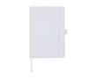 Notebook made from ocean-recycled plastic, A5 lined colour white