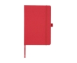 Notebook made from ocean-recycled plastic, A5 lined colour red