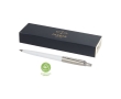 Eco-friendly pen with refill included, black ink, Parker Jotter colour white