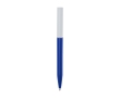 Recycled plastic pen in various colors, blue ink colour royal blue