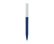 Recycled plastic pen in various colors, blue ink colour navy-blue