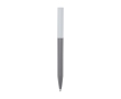 Recycled plastic pen in various colors, blue ink colour grey