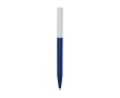 Recycled plastic pen in various colors, black ink colour navy-blue