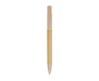 Bamboo pen with built-in phone stand, blue ink colour ivory