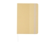 Notebook with recycled cardboard cover and elastic band, A5, ruled pages colour lilac