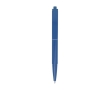 Recycled plastic pen with steel spring, blue ink colour blue