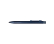 Recycled brass pen with iron clip, black ink colour blue