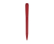 Recycled plastic pen with long-lasting ink, blue ink colour red