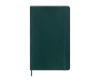XL vegan softcover notebook with python effect Moleskine Vegea Boa, ruled pages colour green
