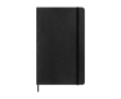 XL vegan softcover notebook with python effect Moleskine Vegea Boa, ruled pages colour black