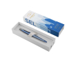 Parker Jotter SE Global Icons metal pen, blue ink colour electric blue