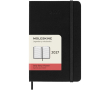 Pocket daily diary with hard cover and inner pocket Moleskine colour black