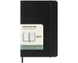 Pocket weekly diary with soft cover and elastic closure Moleskine colour black