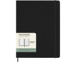 Large weekly diary with elastic closure and hard cover Moleskine colour black