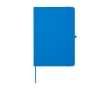 Notebook with rounded corners and soft cover, A5, ruled pages colour light blue