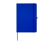 Notebook with rounded corners and soft cover, A5, ruled pages colour royal blue