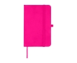Hardcover notebook with soft-touch cover, A6, ruled pages colour pink
