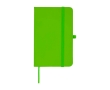 Hardcover notebook with soft-touch cover, A6, ruled pages colour lime