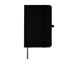 Hardcover notebook with soft-touch cover, A6, ruled pages colour black