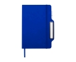 Hardcover notebook with phone slot, A5, ruled pages colour royal blue