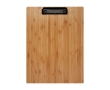 Sustainable bamboo clipboard with built-in clip colour natural