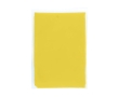 Disposable recycled plastic poncho with hood, one size colour yellow
