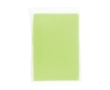 Disposable recycled plastic poncho with hood, one size colour lime