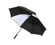 Golf umbrella, two-tone, polyester, windproof, 30\", Ø106cm colour white