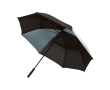 Golf umbrella, two-tone, polyester, windproof, 30\", Ø106cm colour grey