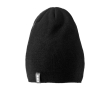 Ribbed stretch knit beanie, double layer, Elevate Life colour black