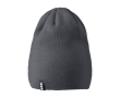 Ribbed stretch knit beanie, double layer, Elevate Life colour taupe grey