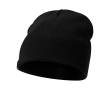 Rib-knit versatile beanie, ideal for cold weather, Elevate™ colour black