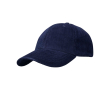 Classic versatile cap, recycled corduroy, 6 panels, 280 g/m2 colour navy-blue