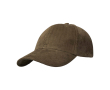 Classic versatile cap, recycled corduroy, 6 panels, 280 g/m2 colour dark green