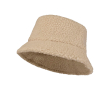 Sherpa bucket hat, warm, lightweight colour ivory