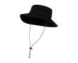 Nylon bucket hat, foldable design, 100 g/m2 colour black
