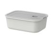 Airtight food container with clip and transparent lid Mepal 1L colour white