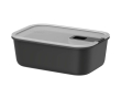 Airtight food container with clip and transparent lid Mepal 1L colour black