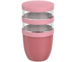 Leakproof 3-compartment food container 900 ml Mepal colour pink