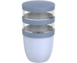 Leakproof 3-compartment food container 900 ml Mepal colour blue