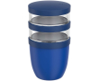 Leakproof 3-compartment food container 900 ml Mepal colour pastel blue