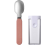 BPA-free Mepal folding spoon with protective case colour pink