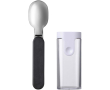 BPA-free Mepal folding spoon with protective case colour black