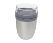 Thermal lunchbox for the office, 700 ml colour silver