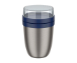 Thermal lunch box, dual compartment, 700ml, Mepal Ellipse 2.0 colour navy-blue