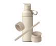 Bottle with modular lid system, 3 caps, 500ml, Ocean Bottle colour sand